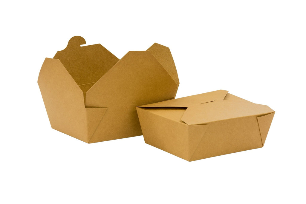 8oz 16oz 26oz 32oz Kraftpapier Take-Away Nudel-Lebensmittelbehälter Stapelbare A