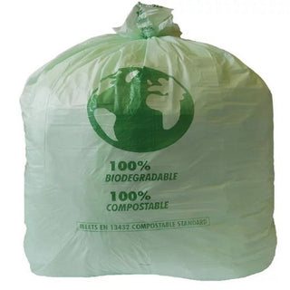 Pack of 20 Compostable Food Bin Liners 90 Ltr