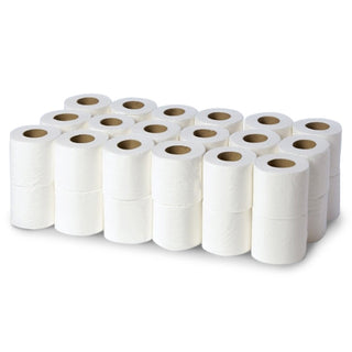 Pack of 40 White 2ply Toilet Roll