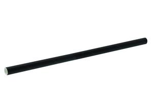Pack Of 250 140mm 6mm Bore Paper Cocktail Sip Straws All Black Paper Straw