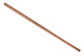 Pack Of 250 8" Standard 6mm Bore Rose Gold Paper Straws