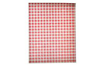 Pack Of 1000 Gingham Greaseproof Paper 25x20cm